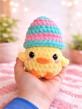 Handmade Crochet Chick Pop 🐥